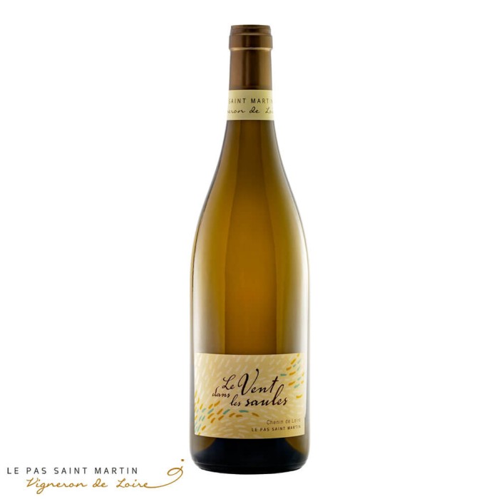 Domaine Le Pas Saint Martin Anjou "Le Vent dans les Saules" dry white 2024 bottle
