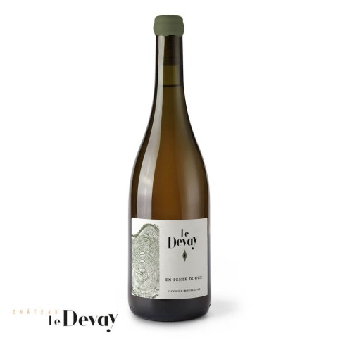 Château Le Devay "En Pente Douce" (roussanne-viognier) dry white 2023 bottle