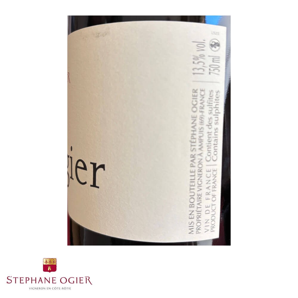 Domaine Stéphane Ogier "Syrah d'Ogier" rouge 2023 étiquette