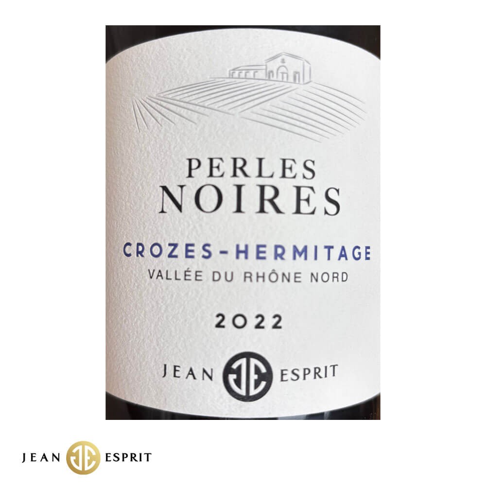 Domaine Jean Esprit Crozes Hermitage "Perles Noires" red 2022 label