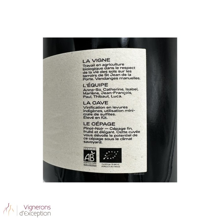 Domaine AS et JF Quenard "La Baraterie" (pinot noir) red 2024