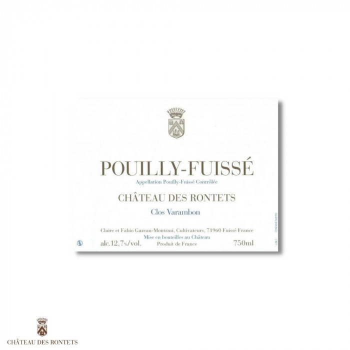 Château des Rontets Pouilly-Fuissé "Clos Varambon" 2022 blanc sec