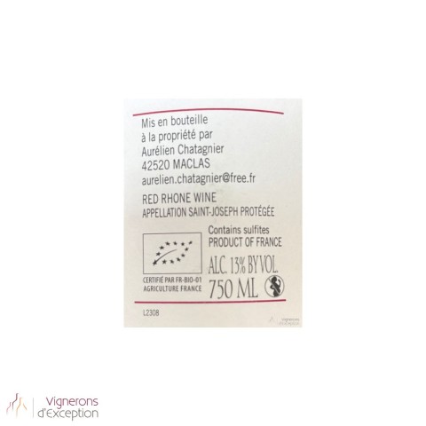 Domaine Aurelien Chatagnier Saint-Joseph "La Sybarite" red 2023 2