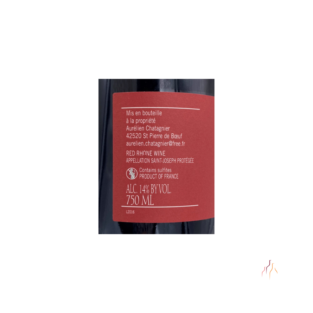 Domaine Aurelien Chatagnier Saint-Joseph "Zélée" red 2019 label