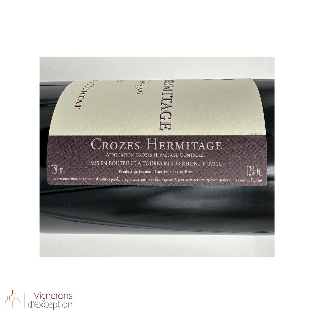 Domaine Christophe Curtat Crozes Hermitage "fées des champs" rouge 2023 étiquette