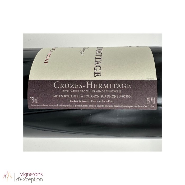 Domaine Christophe Curtat Crozes Hermitage "fées des champs" rouge 2023 étiquette
