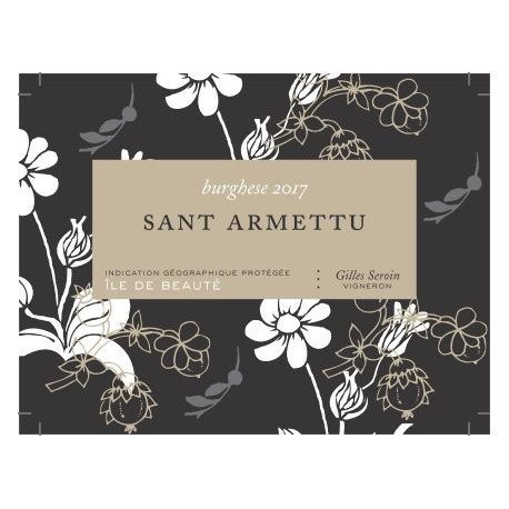 Domaine Sant Armettu IGP Burghese rouge 2020 etiquette