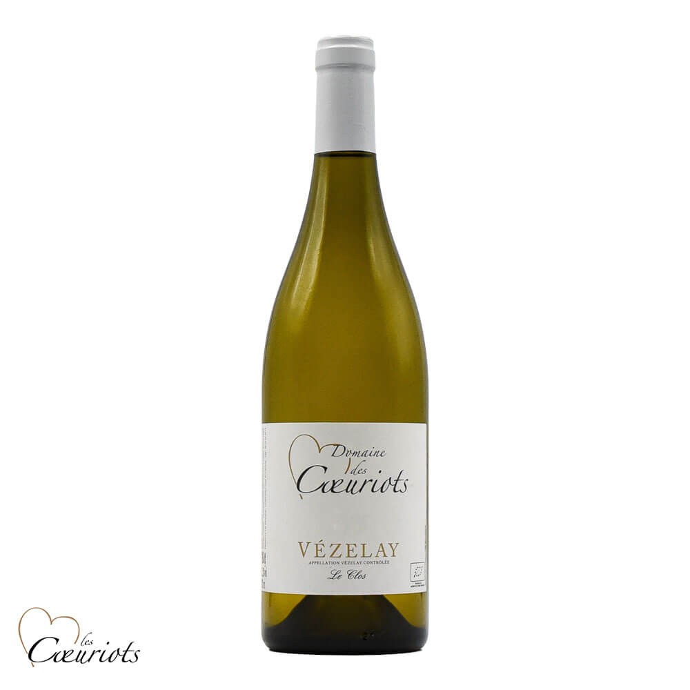 Domaine des Coeuriots Vézelay "Le Clos" dry white 2023 bottle
