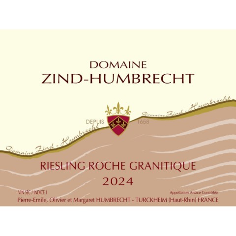 Domaine Zind-Humbrecht Riesling "Roche Granitique" dry white 2024 2