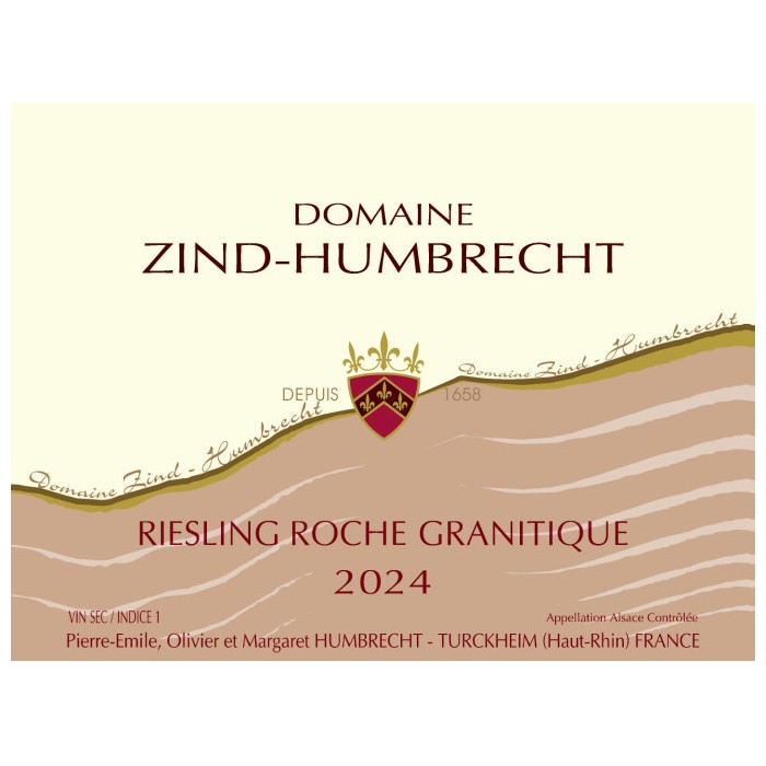 Domaine Zind-Humbrecht Riesling "Roche Granitique" dry white 2024