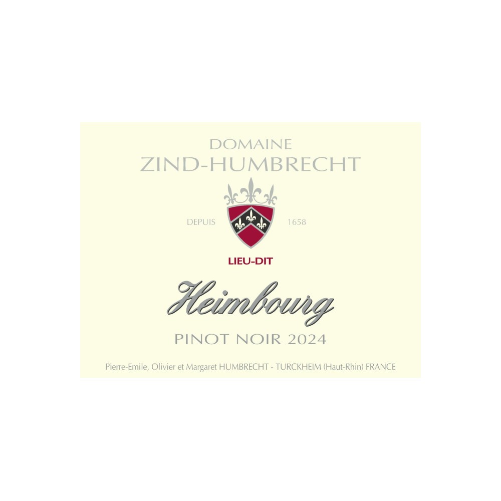Domaine Zind-Humbrecht Pinot Noir "Heimbourg" red 2024