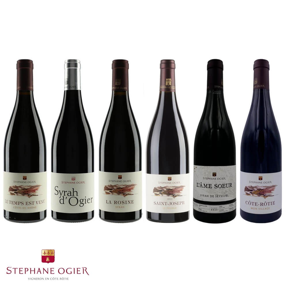 Découverte Stéphane Ogier rouges bouteilles