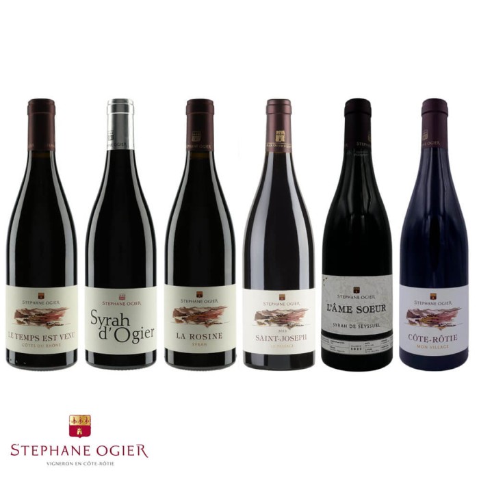 Découverte Stéphane Ogier rouges bouteilles