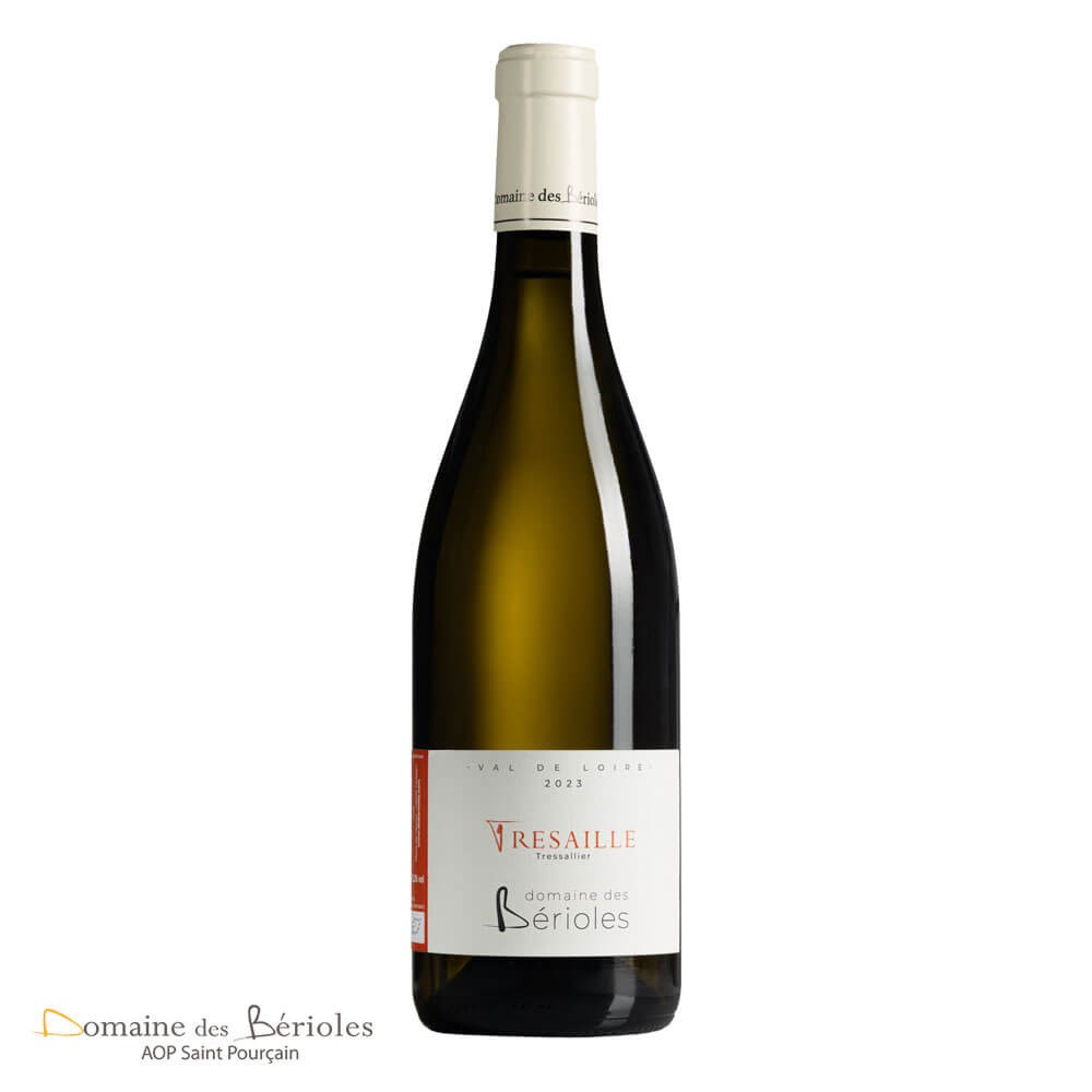 Domaine des Berioles IGP VdLoire "Tresaille" dry white 2024 bottle