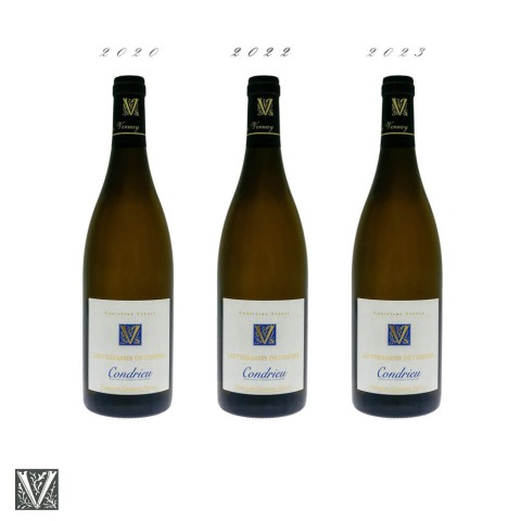 Vertical tasting of 20-22-23 Condrieu "Terrasses de l'Empire" de Georges Vernay bottles