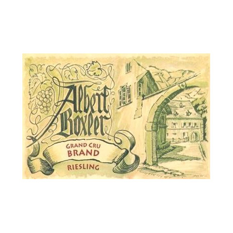 Albert Boxler Riesling Grand Cru Brand 2024 etiquette