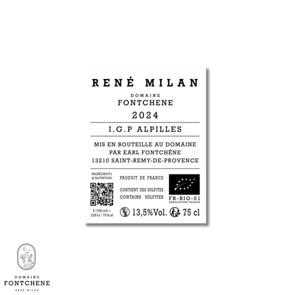 Domaine Fontchêne "Léon" rosé 2024 contre etiquette