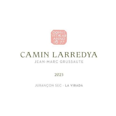 Domaine Camin Larredya Jurancon "La Virada" dry white 2024 bottle 2