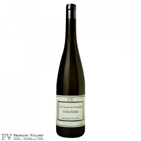 Domaine François Villard "Contours de Deponcins" (viognier) blanc sec 2023 bouteille