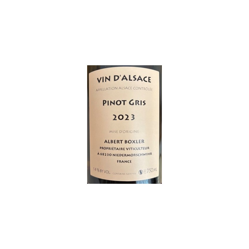 Domaine Albert Boxler Pinot Gris dry white 2023
