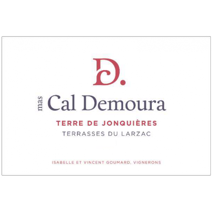 Mas Cal Demoura Terrasses du Larzac "Terre de Jonquières" rouge 2024 etiquette
