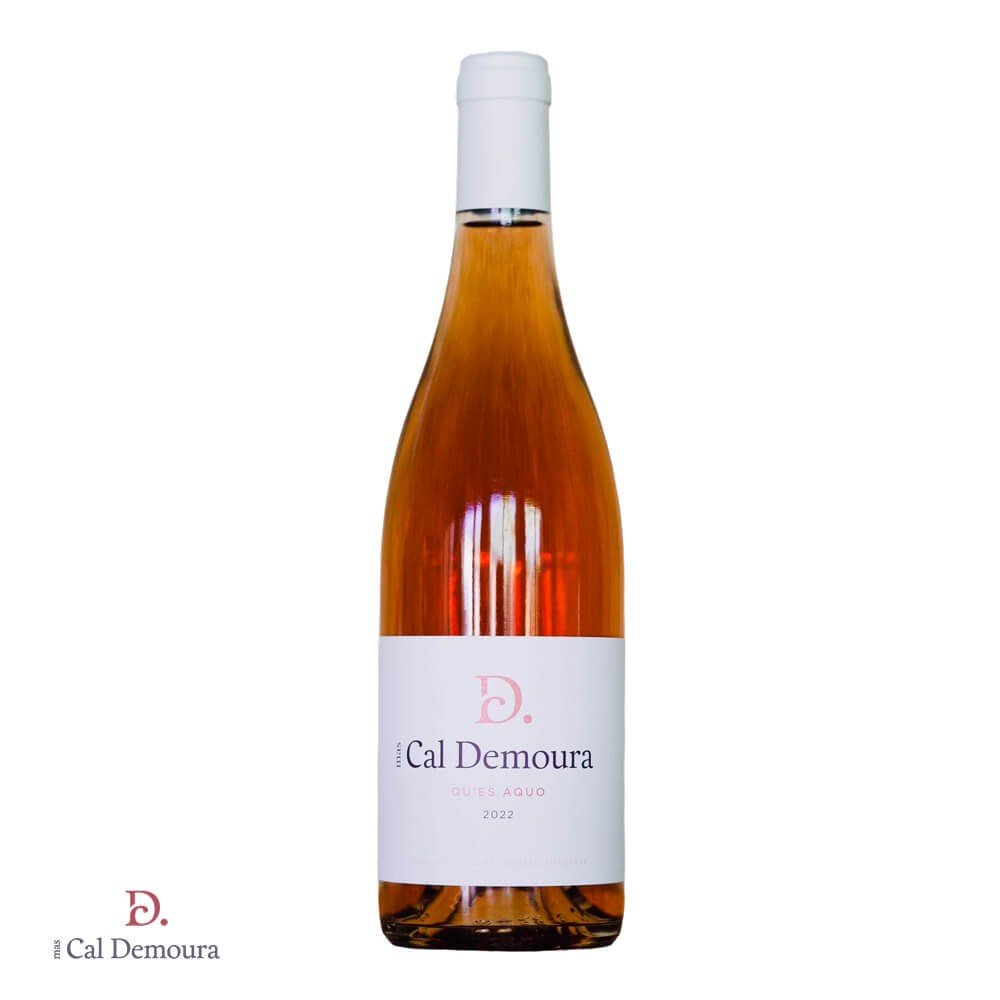 Mas Cal Demoura "Qu'es Aquo" rose 2022 bottle