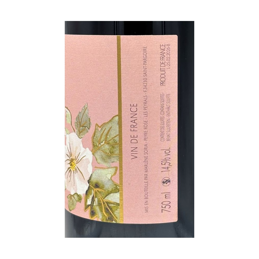 Domaine Peyre Rose "Les Cistes" rouge 2016 bouteille