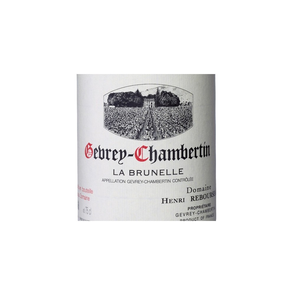 Domaine Henri Rebourseau Gevrey Chambertin "La Brunelle" rouge 2023  etiquette