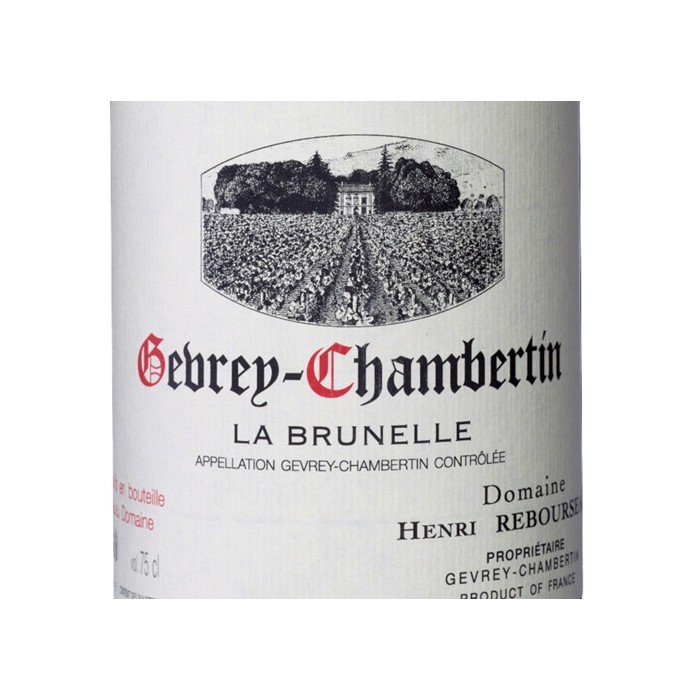 Domaine Henri Rebourseau Gevrey Chambertin "La Brunelle" rouge 2023  etiquette