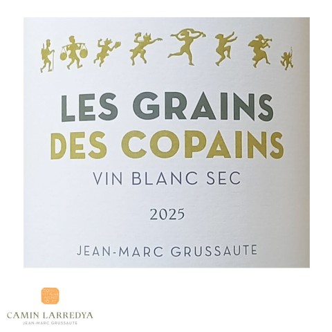 Domaine Camin Larredya "Les Grains des Copains" blanc sec 2025 bouteille 2
