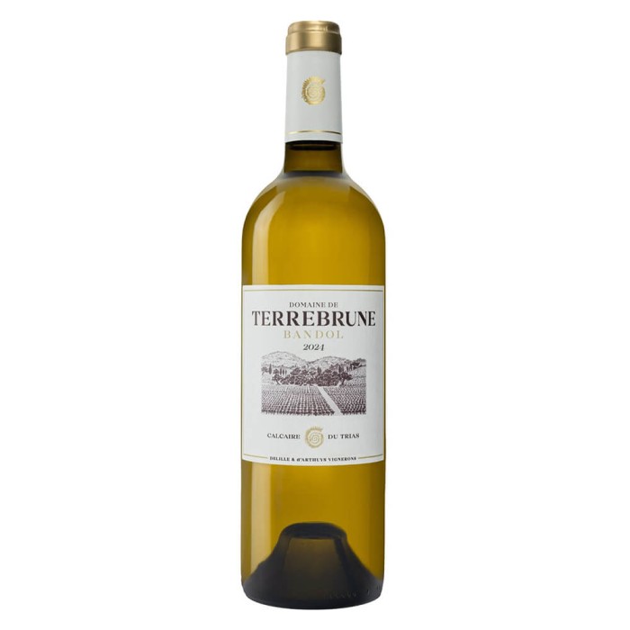 Domaine de Terrebrune Bandol blanc sec 2024 bouteille