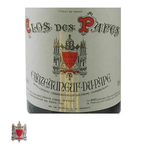 Clos des Papes Chateauneuf-du-Pape white 2024 bottle 2