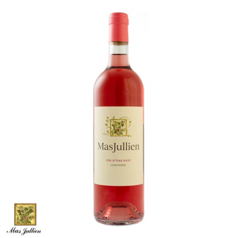 Mas Jullien "Vin d'une nuit" rose 2025 bottle
