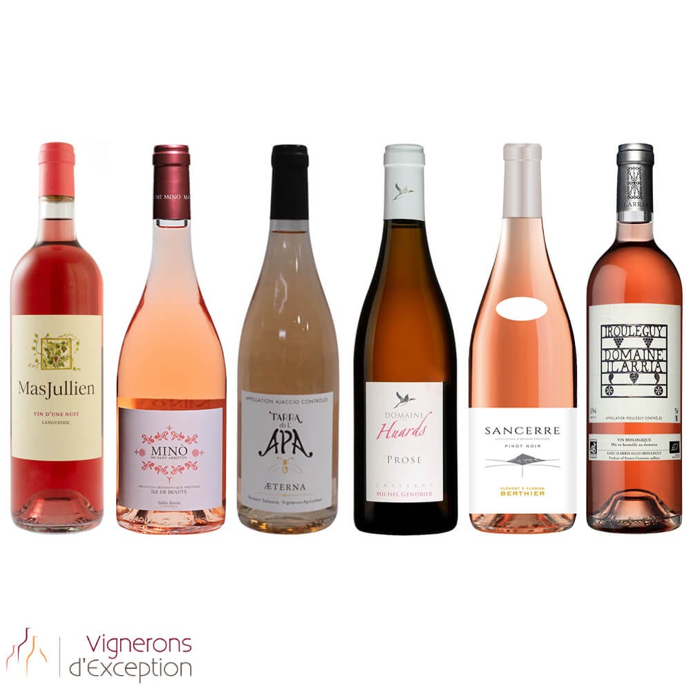 Grands Rosés "Hors Provence" - carton panaché 6 bouteilles