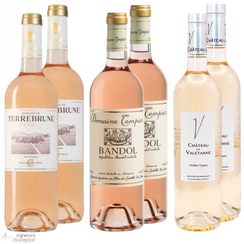Grands Rosés de Provence bouteilles