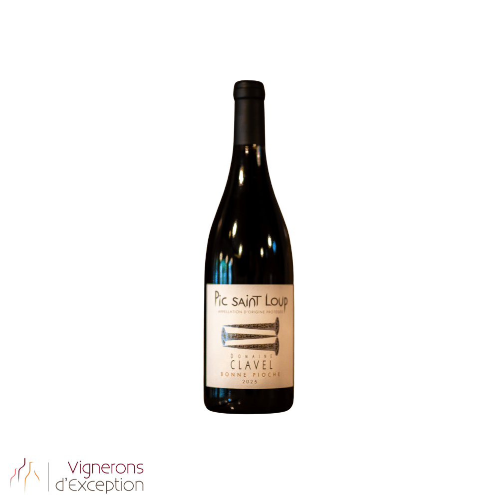 Domaine Clavel Pic Saint-Loup "Bonne Pioche" rouge 2023 bouteille