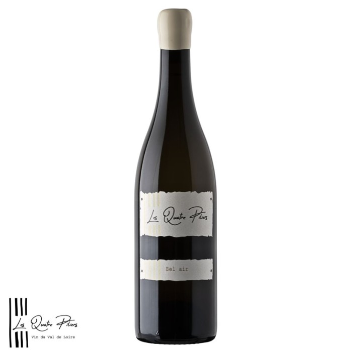 Les Quatre Piliers Touraine "Bel Air" (sauvignon) blanc sec 2022 bouteille