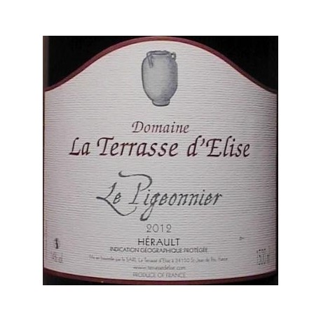 Domaine La Terrasse d'Elise "Le Pigeonnier" (Carignan) rouge 2012