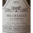 Chavy-Chouet Meursault "Les Narvaux" blanc sec 2014 Etiquette