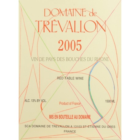 Domaine de Trevallon 2005 etiquette
