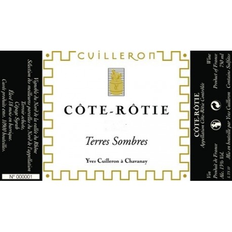 cote rotie cuilleron terres sombres 2010