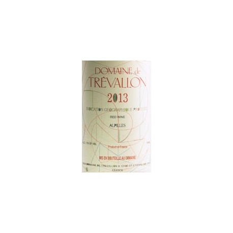 Domaine de Trévallon rouge 2013 etiquette