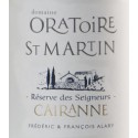 Domaine de l'Oratoire Saint-Martin "Réserve des Seigneurs" rouge 2014