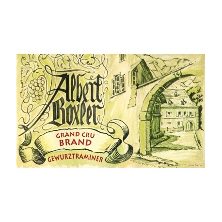Domaine Boxler Gewürztraminer Grand Cru Brand 2012 etiquette