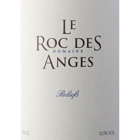 Roc des Anges "Reliefs" rouge 2014 etiquette