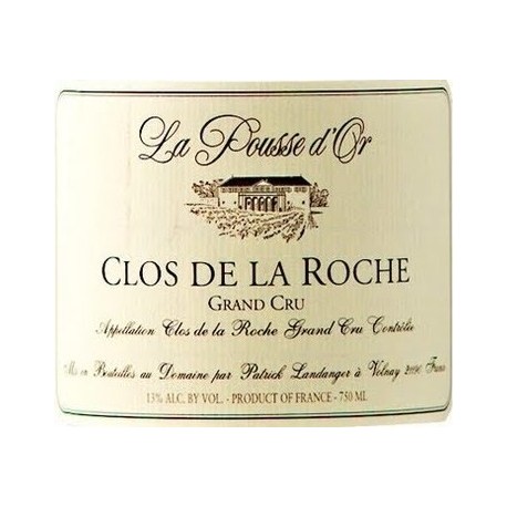 Domaine de la Pousse d'Or Clos de la Roche Grand Cru rouge 2014