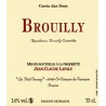 Domaine Jean-Claude Lapalu Brouilly "Cuvee des Fous" red 2015