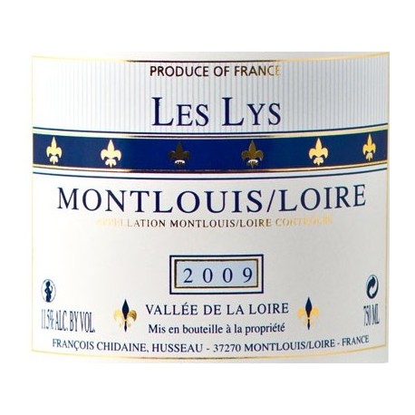 Domaine François Chidaine Montlouis "Les Lys" moelleux 2009