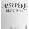 Mas del Périé Cahors "Bloc B763" 2014 etiquette