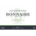 Champagne Bonnaire Grand Cru Blanc de Blancs Vintage 2006 etiquette